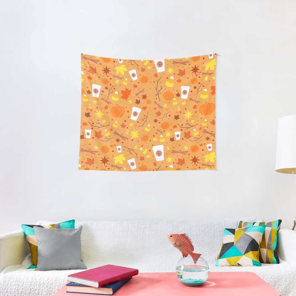 Pumpkin Spice Tapestry