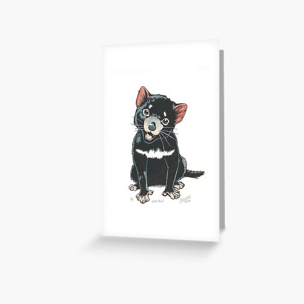 Baby Tasmainan devil Greeting Card