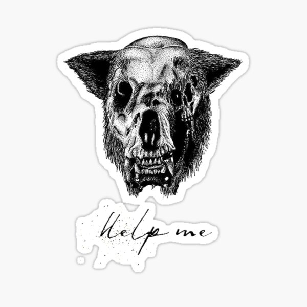 Help Me Sticker