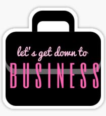 getting busi. Sticker