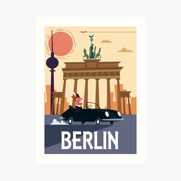 Berlin Poster Kunstdruck