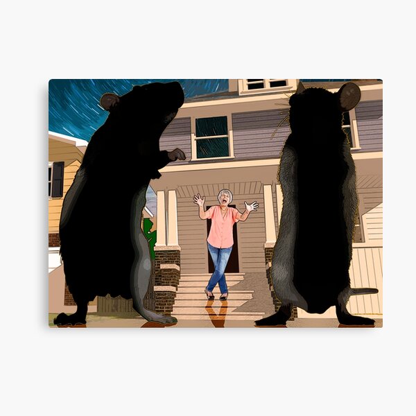 The Giant Mice are Invading Canvas Print