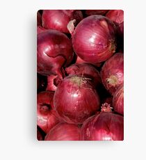 Red Onions Canvas Print