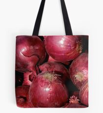 Red Onions Tote Bag