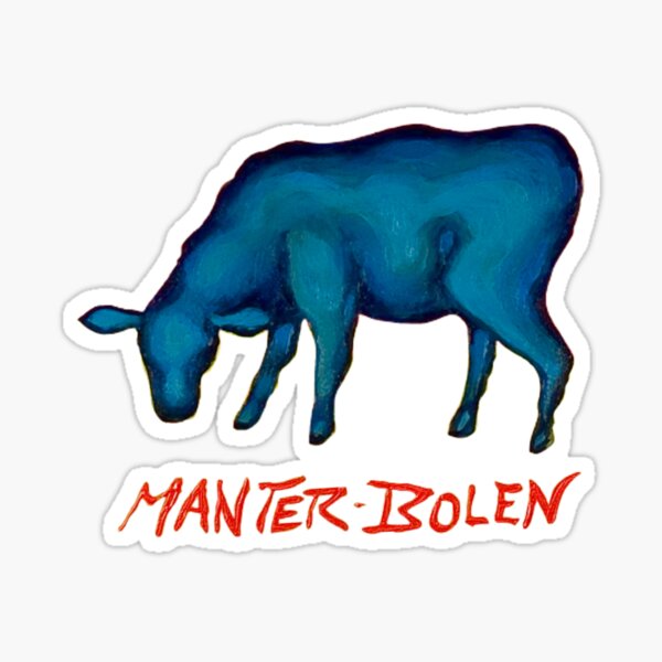 Cow in the Hills Sticker