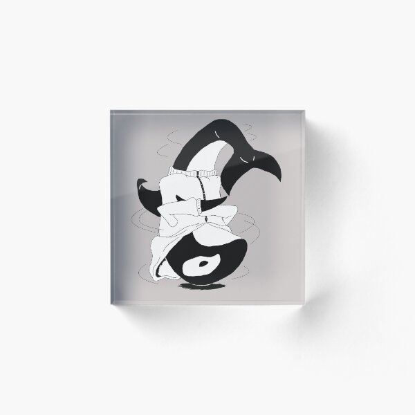 Breakdancin' Orca Acrylic Block