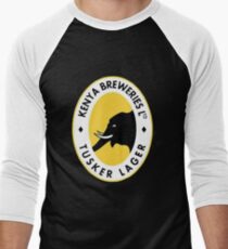 Tusker Lager Logo Men's Baseball ¾ T-Shirt