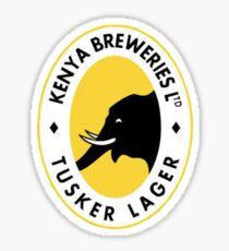 Tusker Lager Logo Sticker