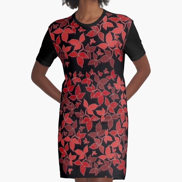 Autumn in La Verne Graphic T-Shirt Dress