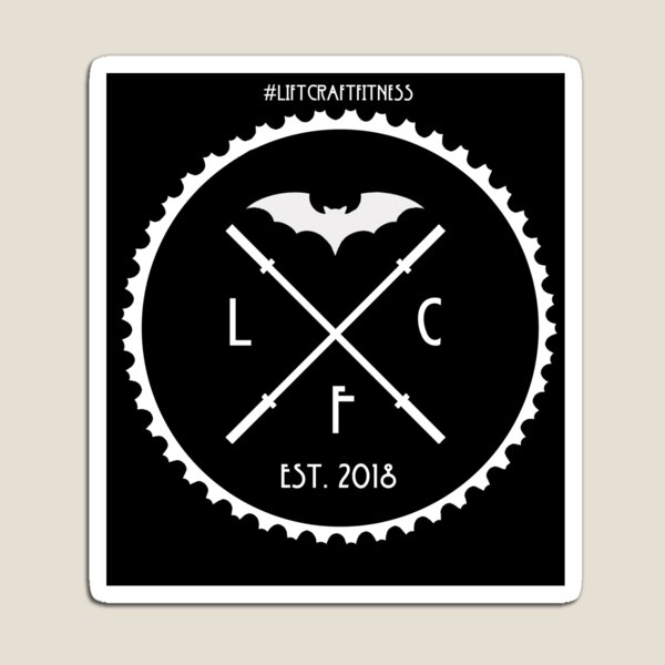 Lift Craft Fitness STICKER ONLY Magnet