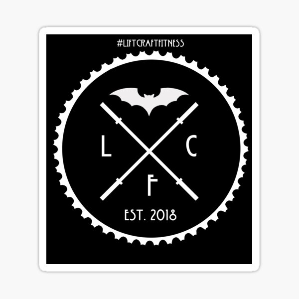 Lift Craft Fitness STICKER ONLY Sticker