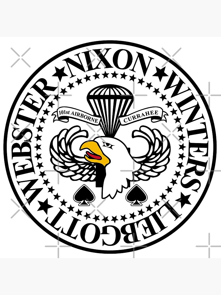 "Band of Brothers Crest" Poster by engyles Redbubble