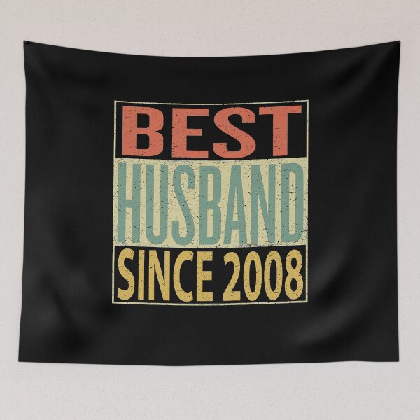 Item preview, Best Husband Since 2008 Anniversary Gift for Husband designed and sold by sillerioustees.