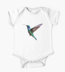 Lone Hummingbird Short Sleeve Baby One-Piece