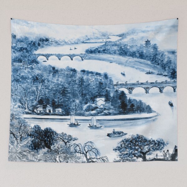 Item preview, Chinese Porcelain Landscape designed and sold by livianasgifts.