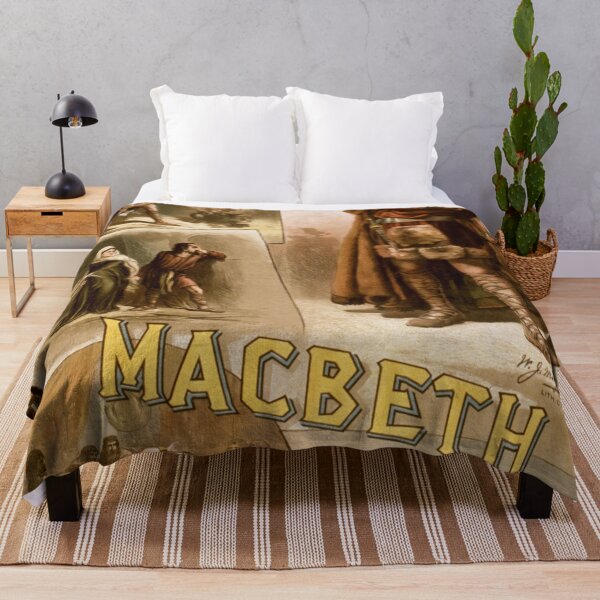 Item preview, Vintage Macbeth Theatre Poster designed and sold by livianasgifts.