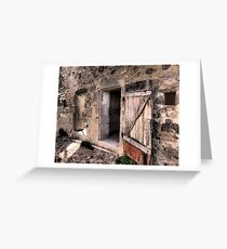Open door Greeting Card
