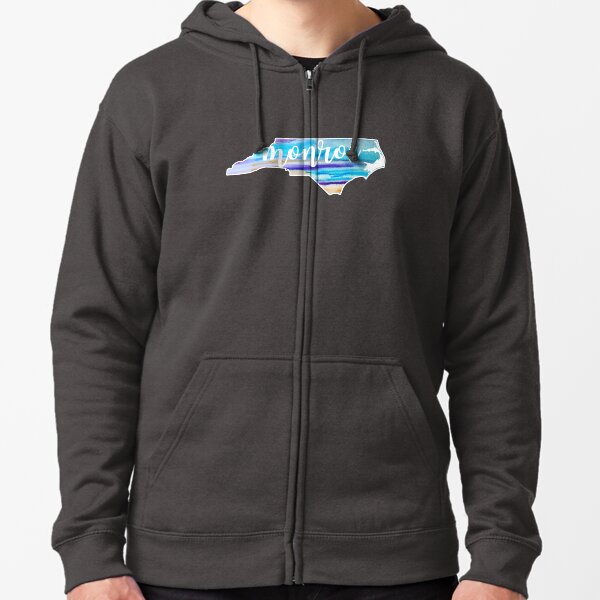 Monroe NC Zipped Hoodie
