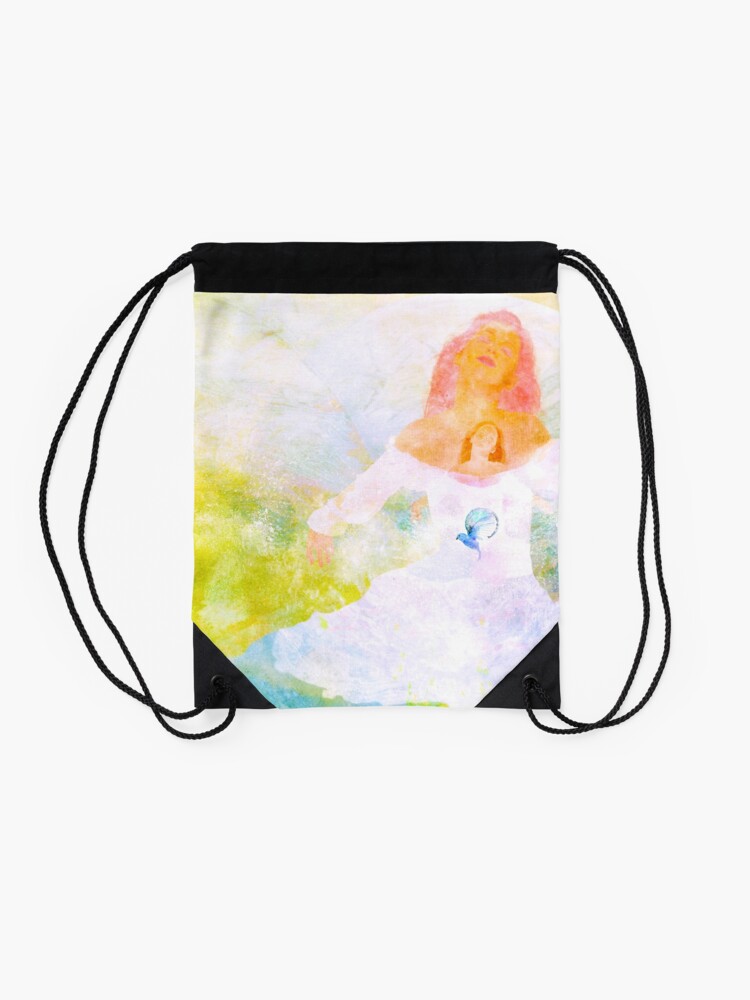 Alternate view of Shh, I got a Secret Drawstring Bag