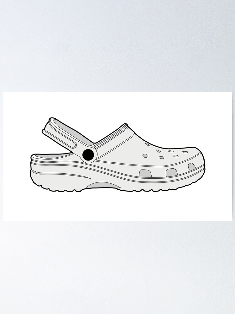 Zapato tipo crocs discount blanco