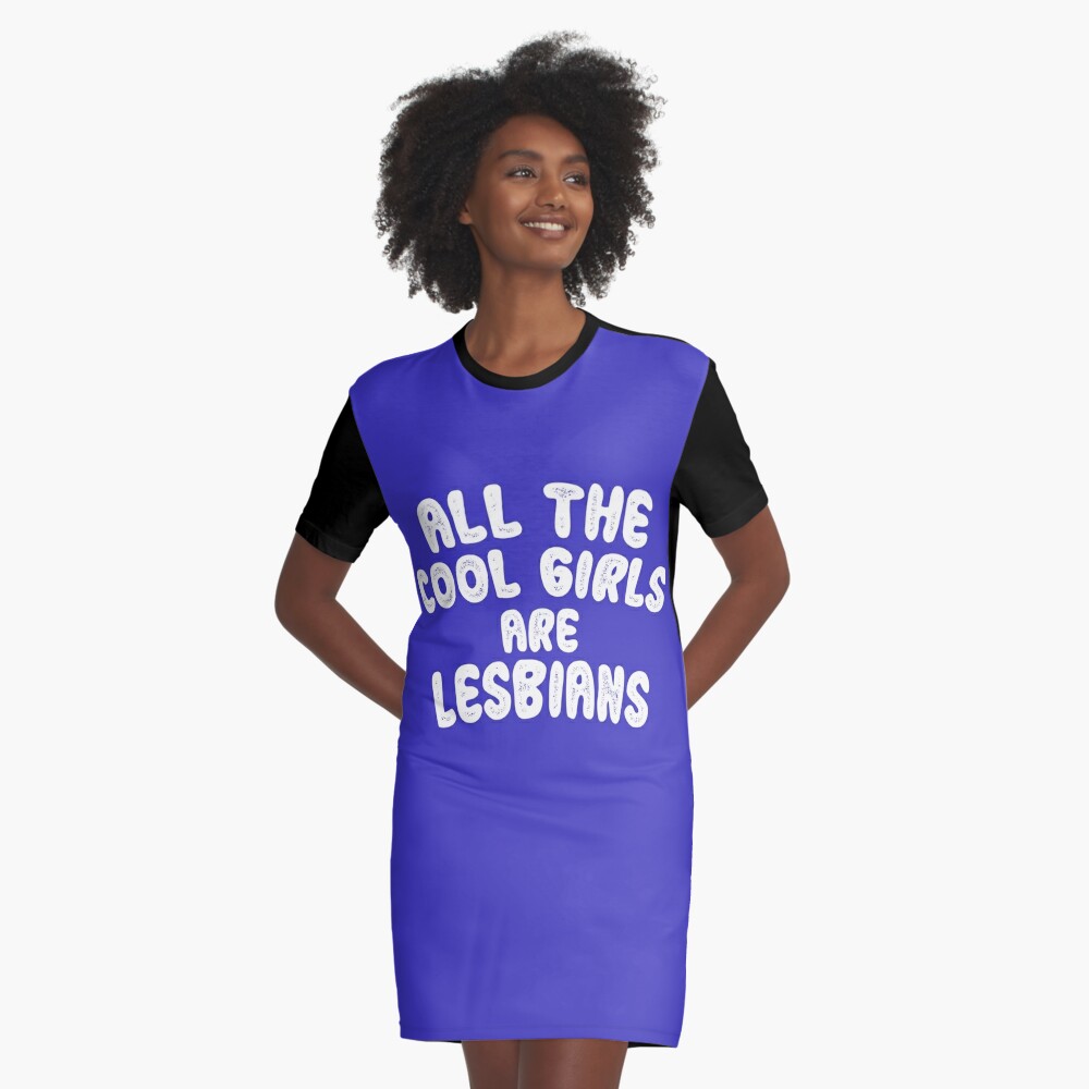 All The Cool Girls Are Lesbians LGBT Rainbow T-Shirt