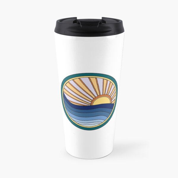 Geometric Paradise Travel Mug