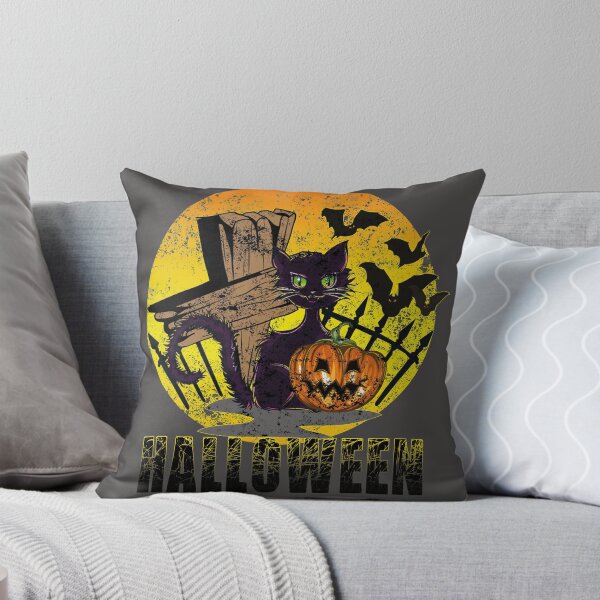 Item preview, Halloween black cat designed and sold by Dubbra.