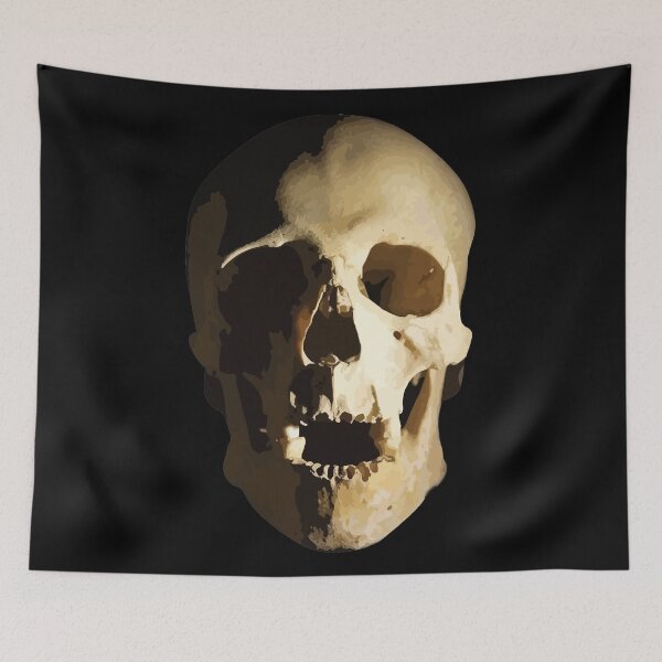 Item preview, Human Skull Frontal View designed and sold by Sillbong.