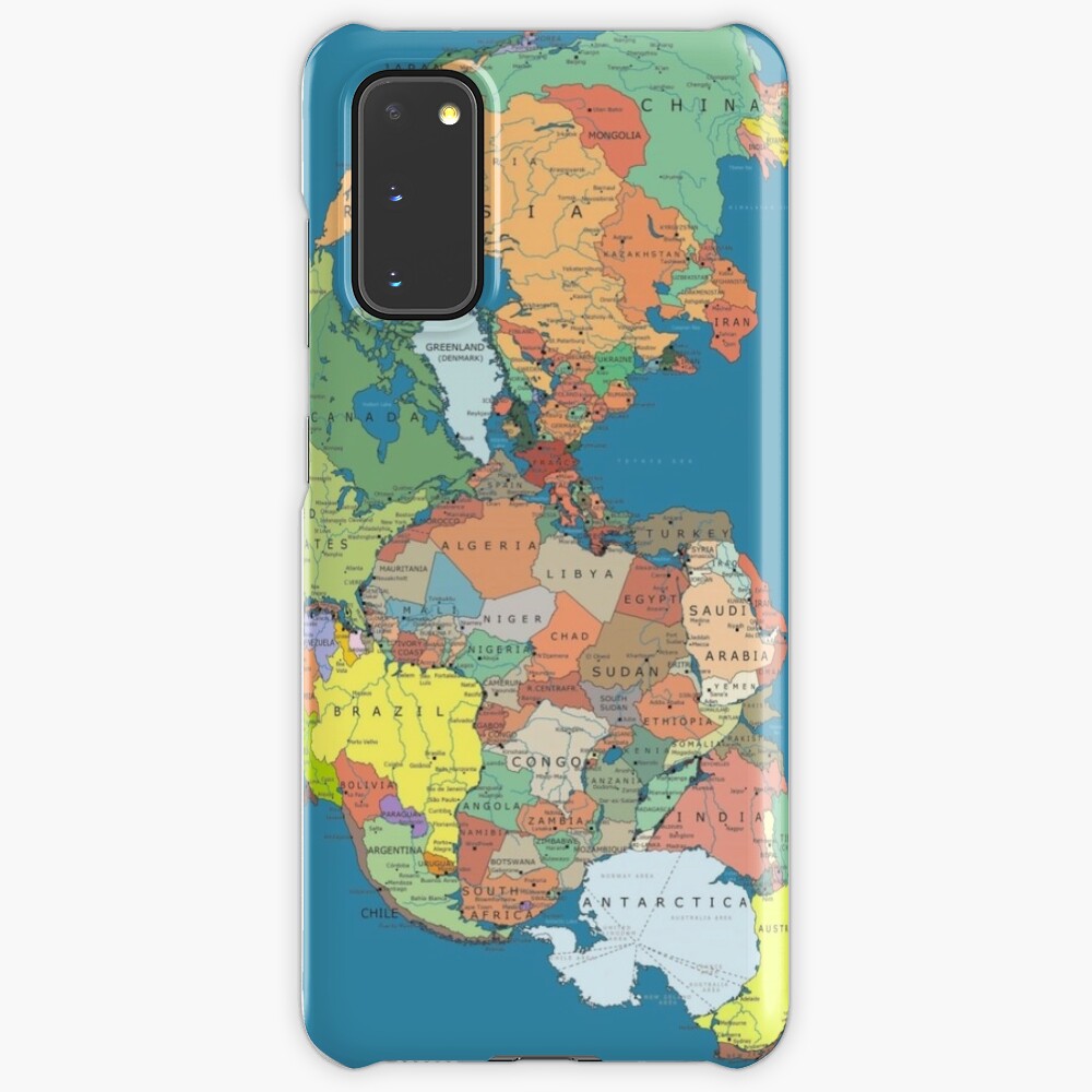 Pangea Supercontinent Map Case Skin For Samsung Galaxy By Everestdesigns Redbubble - roblox galaxy atlas