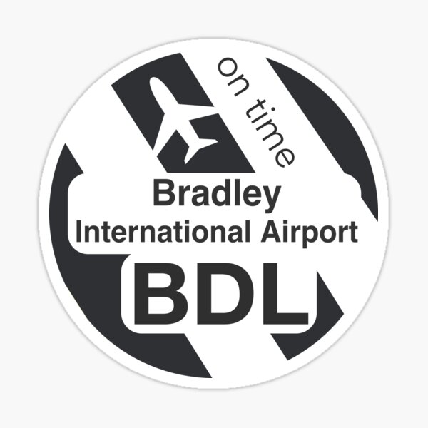 Bradley BDL airport Sticker