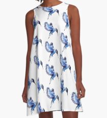 Kingfisher - colour version A-Line Dress