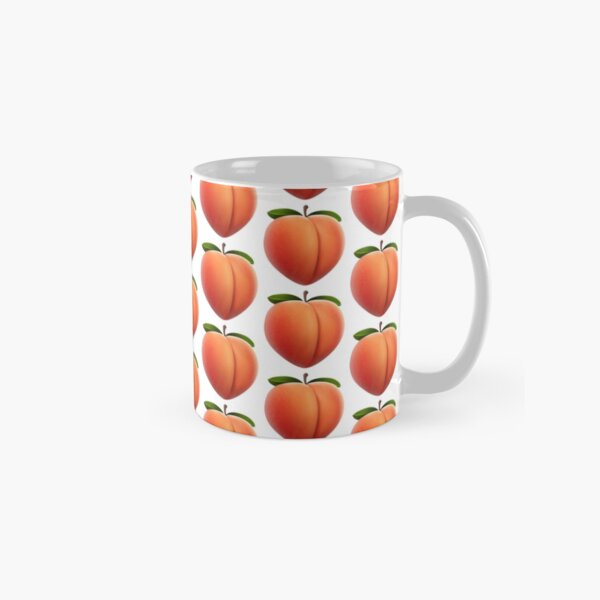 Vista previa del artículo con la obra «Peach Emoji», diseñado y vendido por Phantastique Boutique.