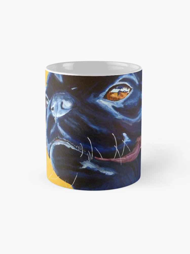 Thumbnail 4 of 6, Coffee Mug, Smiling Pug designed and sold by Krista Wells.