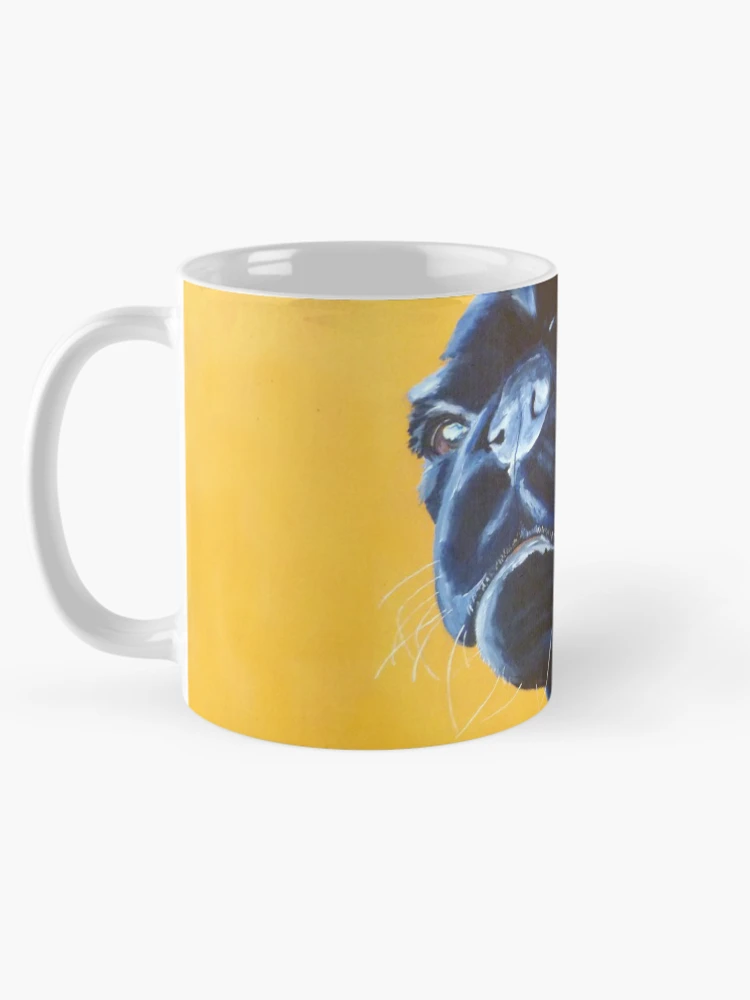 Thumbnail 5 of 6, Coffee Mug, Smiling Pug designed and sold by Krista Wells.