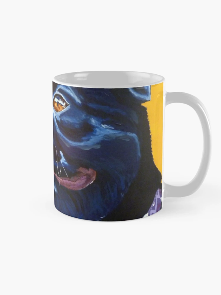 Thumbnail 3 of 6, Coffee Mug, Smiling Pug designed and sold by Krista Wells.