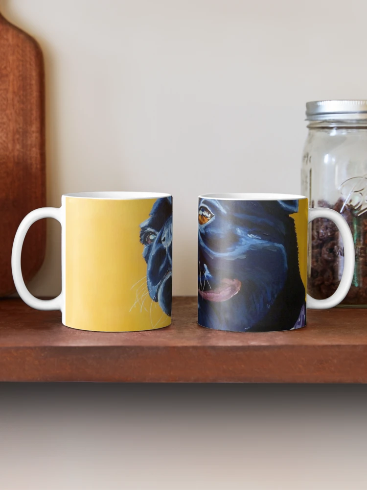 Thumbnail 2 of 6, Coffee Mug, Smiling Pug designed and sold by Krista Wells.