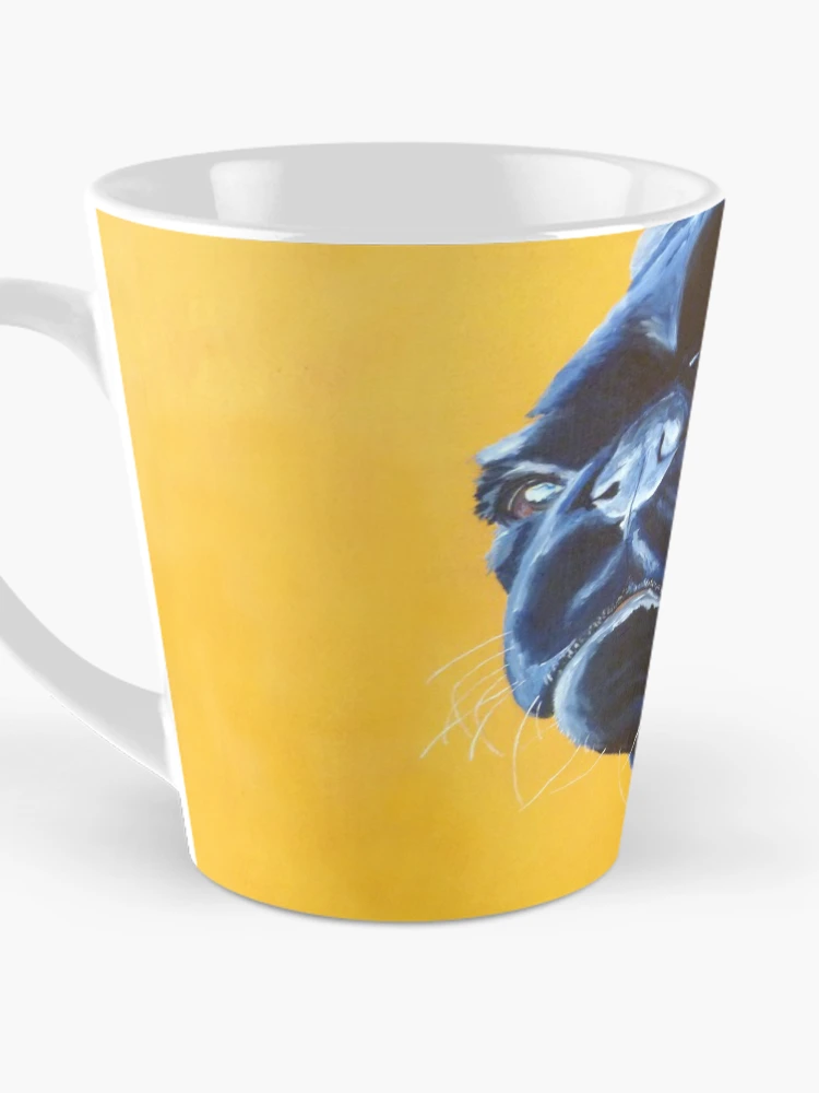 Thumbnail 3 of 4, Coffee Mug, Smiling Pug designed and sold by Krista Wells.