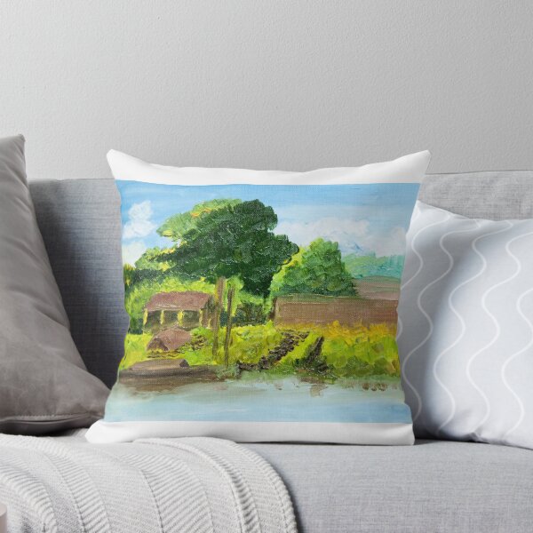 Item preview, Boat on the river designed and sold by ghostwheelart.