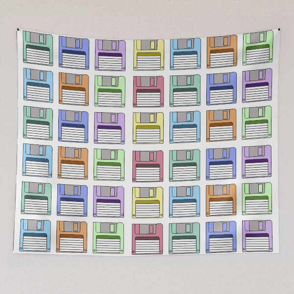 Item preview, Floppy Disk Pattern  designed and sold by Meme Economy.