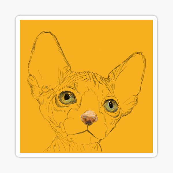 Lucky as a Sphinx Sticker