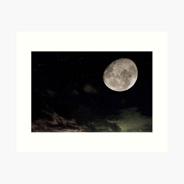 Cloudy Night Art Print