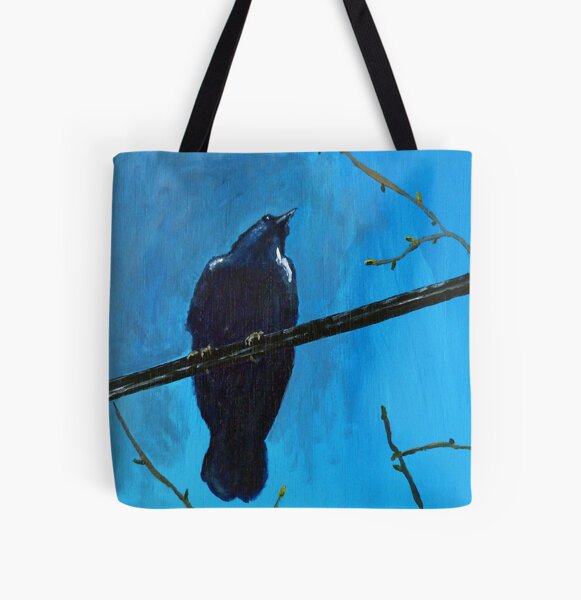 Fortune-telling crow All Over Print Tote Bag