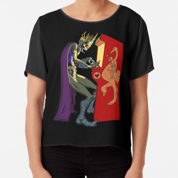 Art thou ready, player one? Chiffon Top