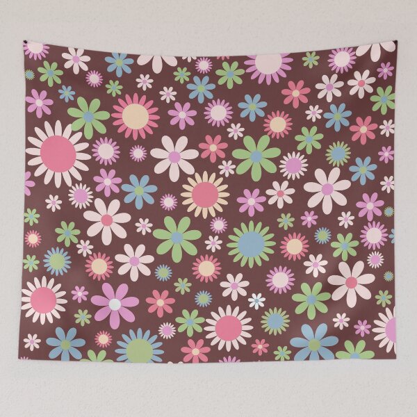 Item preview, Floral Hippie Pattern designed and sold by livianasgifts.