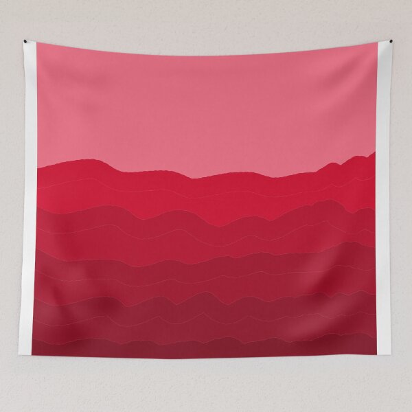 Item preview, Beachy, sea, ocean, water, red, sea waves, waves designed and sold by hvasilevshop.
