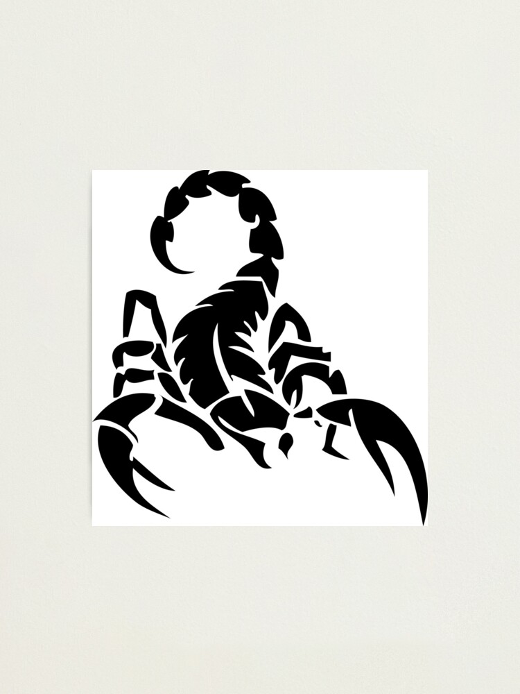Premium Vector | Black and red scorpion logo line abstract zodiac sign  scorpio tribal tattoo design graphic