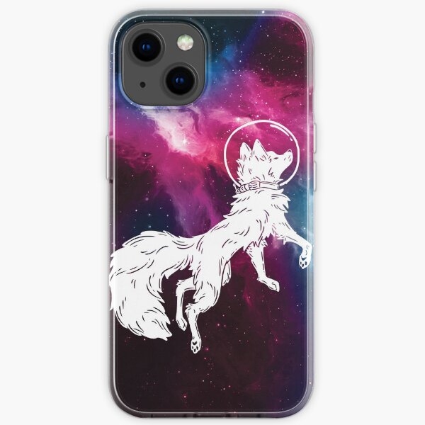 Cosmic Galaxy Space Fox iPhone Soft Case