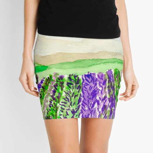 Lavender Fields Mini Skirt