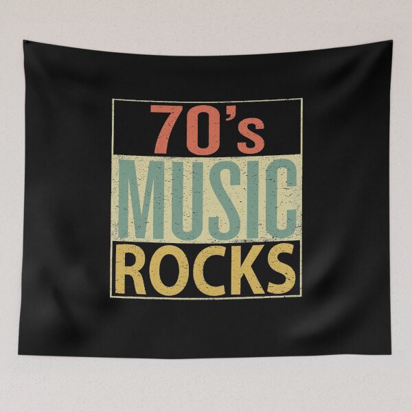 Item preview, 70s Music Rocks - Vintage 70's Music Design  designed and sold by sillerioustees.