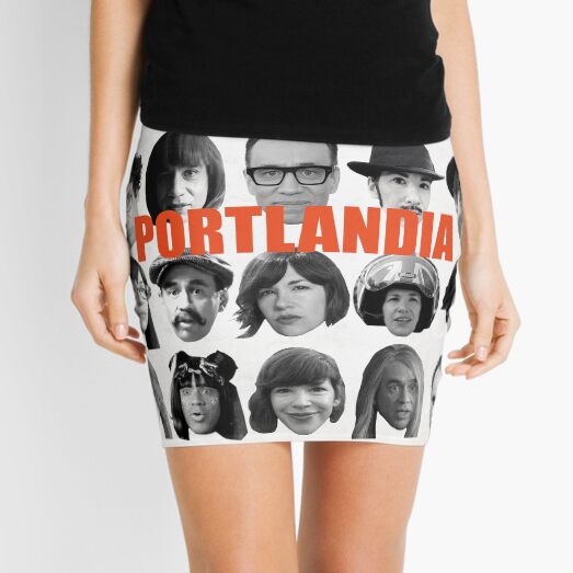 Portlandia Talking Heads Merch Mini Skirt